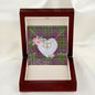 Gift To My Beautiful Girlfriend Valentine Necklace For Soulmate Anniversary Clan MacIntyre Of Glenorchy Tartan Everlasting Love Necklace,valentine necklace, necklace girlfriend, necklace for wife, cute necklaces for girlfriend, jewelry for girlfriend, to my soulmate necklace, to my future wife necklace,