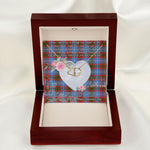 Gift To My Beautiful Girlfriend Valentine Necklace For Soulmate Anniversary Clan Nicolson Modern Tartan Everlasting Love Necklace,valentine necklace, necklace girlfriend, necklace for wife, cute necklaces for girlfriend, jewelry for girlfriend, to my soulmate necklace, to my future wife necklace,