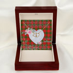 Gift To My Beautiful Girlfriend Valentine Necklace For Soulmate Anniversary Clan MacKinnon Modern Tartan Everlasting Love Necklace,valentine necklace, necklace girlfriend, necklace for wife, cute necklaces for girlfriend, jewelry for girlfriend, to my soulmate necklace, to my future wife necklace,