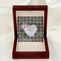 Gift To My Beautiful Girlfriend Valentine Necklace For Soulmate Anniversary Clan Clephane Tartan Everlasting Love Necklace,valentine necklace, necklace girlfriend, necklace for wife, cute necklaces for girlfriend, jewelry for girlfriend, to my soulmate necklace, to my future wife necklace,