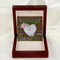 Scotstee Shop - To My Beautiful Girlfriend Valentine Necklace Clan Kinninmont Tartan Gift for Girlfriend Everlasting Love Necklace