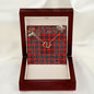 To My Beautiful Soulmate Necklace In Your Eyes I Have Found My Home Clan Ramsay Red Tartan Forever Love Necklace Tartan Gift for Girlfriend Everlasting Love Necklace