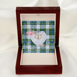 Gift To My Beautiful Girlfriend Valentine Necklace For Soulmate Anniversary Clan Campbell Dress Tartan Everlasting Love Necklace,valentine necklace, necklace girlfriend, necklace for wife, cute necklaces for girlfriend, jewelry for girlfriend, to my soulmate necklace, to my future wife necklace,