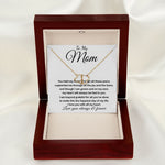 Mom Necklace - To My Mom - Love You Always And Forever, Mother's Day Everlasting Love Necklace