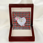 Gift To My Beautiful Girlfriend Valentine Necklace For Soulmate Anniversary Clan MacDuff Modern Tartan Everlasting Love Necklace,valentine necklace, necklace girlfriend, necklace for wife, cute necklaces for girlfriend, jewelry for girlfriend, to my soulmate necklace, to my future wife necklace,