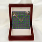 To My Beautiful Soulmate Necklace In Your Eyes I Have Found My Home Clan Durie Tartan Forever Love Necklace Tartan Gift for Girlfriend Everlasting Love Necklace