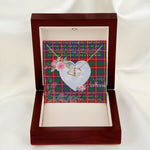 Gift To My Beautiful Girlfriend Valentine Necklace For Soulmate Anniversary Clan Hopkirk Tartan Everlasting Love Necklace,valentine necklace, necklace girlfriend, necklace for wife, cute necklaces for girlfriend, jewelry for girlfriend, to my soulmate necklace, to my future wife necklace,