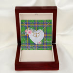 Gift To My Beautiful Girlfriend Valentine Necklace For Soulmate Anniversary Clan New Mexico Tartan Everlasting Love Necklace,valentine necklace, necklace girlfriend, necklace for wife, cute necklaces for girlfriend, jewelry for girlfriend, to my soulmate necklace, to my future wife necklace,