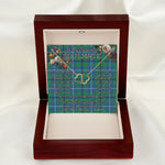 To My Beautiful Soulmate Necklace In Your Eyes I Have Found My Home Clan Glen Ancient Tartan Forever Love Necklace Tartan Gift for Girlfriend Everlasting Love Necklace