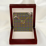 To My Beautiful Soulmate Necklace In Your Eyes I Have Found My Home Clan Kinninmont Tartan Everlasting Love Necklace