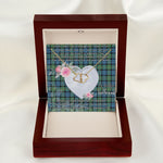 Gift To My Beautiful Girlfriend Valentine Necklace For Soulmate Anniversary Clan MacEwen Ancient Tartan Everlasting Love Necklace,valentine necklace, necklace girlfriend, necklace for wife, cute necklaces for girlfriend, jewelry for girlfriend, to my soulmate necklace, to my future wife necklace,