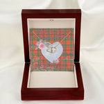 Gift To My Beautiful Girlfriend Valentine Necklace For Soulmate Anniversary Clan Munro Ancient Tartan Everlasting Love Necklace,valentine necklace, necklace girlfriend, necklace for wife, cute necklaces for girlfriend, jewelry for girlfriend, to my soulmate necklace, to my future wife necklace,