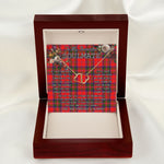 To My Beautiful Soulmate Necklace In Your Eyes I Have Found My Home Clan MacGillivray Tartan Forever Love Necklace Tartan Gift for Girlfriend Everlasting Love Necklace