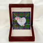 Gift To My Beautiful Girlfriend Valentine Necklace For Soulmate Anniversary Clan Stewart of Appin Hunting Tartan Everlasting Love Necklace,valentine necklace, necklace girlfriend, necklace for wife, cute necklaces for girlfriend, jewelry for girlfriend, to my soulmate necklace, to my future wife necklace,