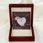 Gift To My Beautiful Girlfriend Valentine Necklace For Soulmate Anniversary Clan Lindsay Modern Tartan Everlasting Love Necklace,valentine necklace, necklace girlfriend, necklace for wife, cute necklaces for girlfriend, jewelry for girlfriend, to my soulmate necklace, to my future wife necklace,