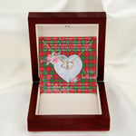 Gift To My Beautiful Girlfriend Valentine Necklace For Soulmate Anniversary Clan Chisholm Tartan Everlasting Love Necklace,valentine necklace, necklace girlfriend, necklace for wife, cute necklaces for girlfriend, jewelry for girlfriend, to my soulmate necklace, to my future wife necklace,