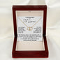 To My Beautiful Mom - I'm So Blessed That You Are My Mother - Love Your Son, Mother's Day Necklace
