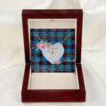 Gift To My Beautiful Girlfriend Valentine Necklace For Soulmate Anniversary Clan Home Ancient Tartan Everlasting Love Necklace,valentine necklace, necklace girlfriend, necklace for wife, cute necklaces for girlfriend, jewelry for girlfriend, to my soulmate necklace, to my future wife necklace,