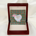 Gift To My Beautiful Girlfriend Valentine Necklace For Soulmate Anniversary Clan Menzies Green Ancient Tartan Everlasting Love Necklace,valentine necklace, necklace girlfriend, necklace for wife, cute necklaces for girlfriend, jewelry for girlfriend, to my soulmate necklace, to my future wife necklace,