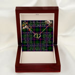 To My Beautiful Soulmate Necklace In Your Eyes I Have Found My Home Clan Urquhart Tartan Everlasting Love Necklace