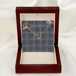 To My Beautiful Soulmate Necklace In Your Eyes I Have Found My Home Clan MacDowall Tartan Forever Love Necklace Tartan Gift for Girlfriend Everlasting Love Necklace