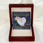 Gift To My Beautiful Girlfriend Valentine Necklace For Soulmate Anniversary Clan MacLeod Tartan Everlasting Love Necklace,valentine necklace, necklace girlfriend, necklace for wife, cute necklaces for girlfriend, jewelry for girlfriend, to my soulmate necklace, to my future wife necklace,