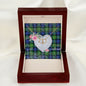 Scotstee Shop - To My Beautiful Girlfriend Valentine Necklace Clan Gordon Old Ancient Tartan Gift for Girlfriend Everlasting Love Necklace