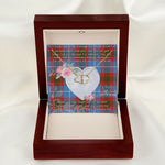 Gift To My Beautiful Girlfriend Valentine Necklace For Soulmate Anniversary Clan Newton Tartan Everlasting Love Necklace,valentine necklace, necklace girlfriend, necklace for wife, cute necklaces for girlfriend, jewelry for girlfriend, to my soulmate necklace, to my future wife necklace,