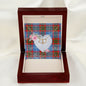 Gift To My Beautiful Girlfriend Valentine Necklace For Soulmate Anniversary Clan Newton Tartan Everlasting Love Necklace,valentine necklace, necklace girlfriend, necklace for wife, cute necklaces for girlfriend, jewelry for girlfriend, to my soulmate necklace, to my future wife necklace,