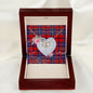 Gift To My Beautiful Girlfriend Valentine Necklace For Soulmate Anniversary Clan Wishart Tartan Everlasting Love Necklace,valentine necklace, necklace girlfriend, necklace for wife, cute necklaces for girlfriend, jewelry for girlfriend, to my soulmate necklace, to my future wife necklace,