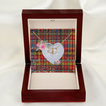 Scotstee Shop - To My Beautiful Girlfriend Valentine Necklace Clan Drummond Of Strathallan Tartan Gift for Girlfriend Everlasting Love Necklace