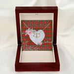 Gift To My Beautiful Girlfriend Valentine Necklace For Soulmate Anniversary Clan Maxwell Tartan Everlasting Love Necklace,valentine necklace, necklace girlfriend, necklace for wife, cute necklaces for girlfriend, jewelry for girlfriend, to my soulmate necklace, to my future wife necklace,