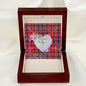 Gift To My Beautiful Girlfriend Valentine Necklace For Soulmate Anniversary Clan Udny Tartan Everlasting Love Necklace,valentine necklace, necklace girlfriend, necklace for wife, cute necklaces for girlfriend, jewelry for girlfriend, to my soulmate necklace, to my future wife necklace,