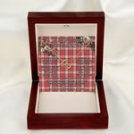 To My Beautiful Soulmate Necklace In Your Eyes I Have Found My Home Clan MacDougall Dress Tartan Forever Love Necklace Tartan Gift for Girlfriend Everlasting Love Necklace