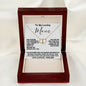 To My Loving Mom - Love Always Your Son Necklace, Mother's Day Everlasting Love Necklace