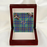 To My Beautiful Soulmate Necklace In Your Eyes I Have Found My Home Clan US Marine Tartan Everlasting Love Necklace