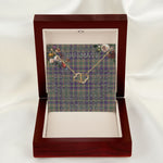 To My Beautiful Soulmate Necklace In Your Eyes I Have Found My Home Clan Taylor Weathered Tartan Everlasting Love Necklace