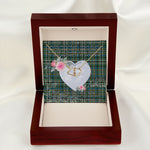 Gift To My Beautiful Girlfriend Valentine Necklace For Soulmate Anniversary Clan Scott Green Ancient Tartan Everlasting Love Necklace,valentine necklace, necklace girlfriend, necklace for wife, cute necklaces for girlfriend, jewelry for girlfriend, to my soulmate necklace, to my future wife necklace,