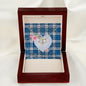 Gift To My Beautiful Girlfriend Valentine Necklace For Soulmate Anniversary Clan Strathclyde Tartan Everlasting Love Necklace,valentine necklace, necklace girlfriend, necklace for wife, cute necklaces for girlfriend, jewelry for girlfriend, to my soulmate necklace, to my future wife necklace,