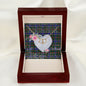 Gift To My Beautiful Girlfriend Valentine Necklace For Soulmate Anniversary Clan Ogilvie Hunting Modern Tartan Everlasting Love Necklace,valentine necklace, necklace girlfriend, necklace for wife, cute necklaces for girlfriend, jewelry for girlfriend, to my soulmate necklace, to my future wife necklace,