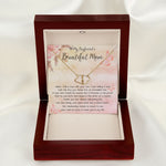 To My Boyfriend's Beautiful Mom Necklace - The Boy You Raised Into An Incredible Man - Necklace Gift For Boyfriend's Mom, Mother's Day Necklace Mother's Day Everlasting Love Necklace