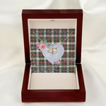 Gift To My Beautiful Girlfriend Valentine Necklace For Soulmate Anniversary Clan Stewart Dress Ancient Tartan Everlasting Love Necklace,valentine necklace, necklace girlfriend, necklace for wife, cute necklaces for girlfriend, jewelry for girlfriend, to my soulmate necklace, to my future wife necklace,