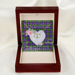 Gift To My Beautiful Girlfriend Valentine Necklace For Soulmate Anniversary Clan Cameron Tartan Everlasting Love Necklace,valentine necklace, necklace girlfriend, necklace for wife, cute necklaces for girlfriend, jewelry for girlfriend, to my soulmate necklace, to my future wife necklace,