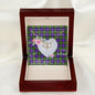 Gift To My Beautiful Girlfriend Valentine Necklace For Soulmate Anniversary Clan Cameron Tartan Everlasting Love Necklace,valentine necklace, necklace girlfriend, necklace for wife, cute necklaces for girlfriend, jewelry for girlfriend, to my soulmate necklace, to my future wife necklace,