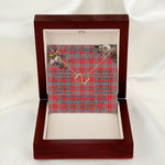 To My Beautiful Soulmate Necklace In Your Eyes I Have Found My Home Clan Moubray Tartan Forever Love Necklace Tartan Gift for Girlfriend Everlasting Love Necklace