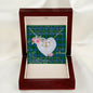 Scotstee Shop - To My Beautiful Girlfriend Valentine Necklace Clan Kerr Hunting Tartan Gift for Girlfriend Everlasting Love Necklace