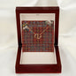 To My Beautiful Soulmate Necklace In Your Eyes I Have Found My Home Clan Davis Tartan Forever Love Necklace Tartan Gift for Girlfriend Everlasting Love Necklace