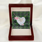 Gift To My Beautiful Girlfriend Valentine Necklace For Soulmate Anniversary Clan MacArthur Modern Tartan Everlasting Love Necklace,valentine necklace, necklace girlfriend, necklace for wife, cute necklaces for girlfriend, jewelry for girlfriend, to my soulmate necklace, to my future wife necklace,