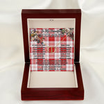 To My Beautiful Soulmate Necklace In Your Eyes I Have Found My Home Clan Maxwell Plaid Tartan Forever Love Necklace Tartan Gift for Girlfriend Everlasting Love Necklace