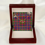 To My Beautiful Soulmate Necklace In Your Eyes I Have Found My Home Clan MacIntyre Tartan Forever Love Necklace Tartan Gift for Girlfriend Everlasting Love Necklace
